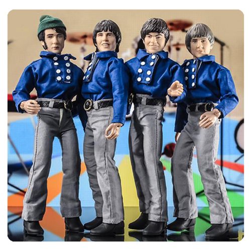 The Monkees 8-Inch Blue Band Suits Retro Action Figures Set